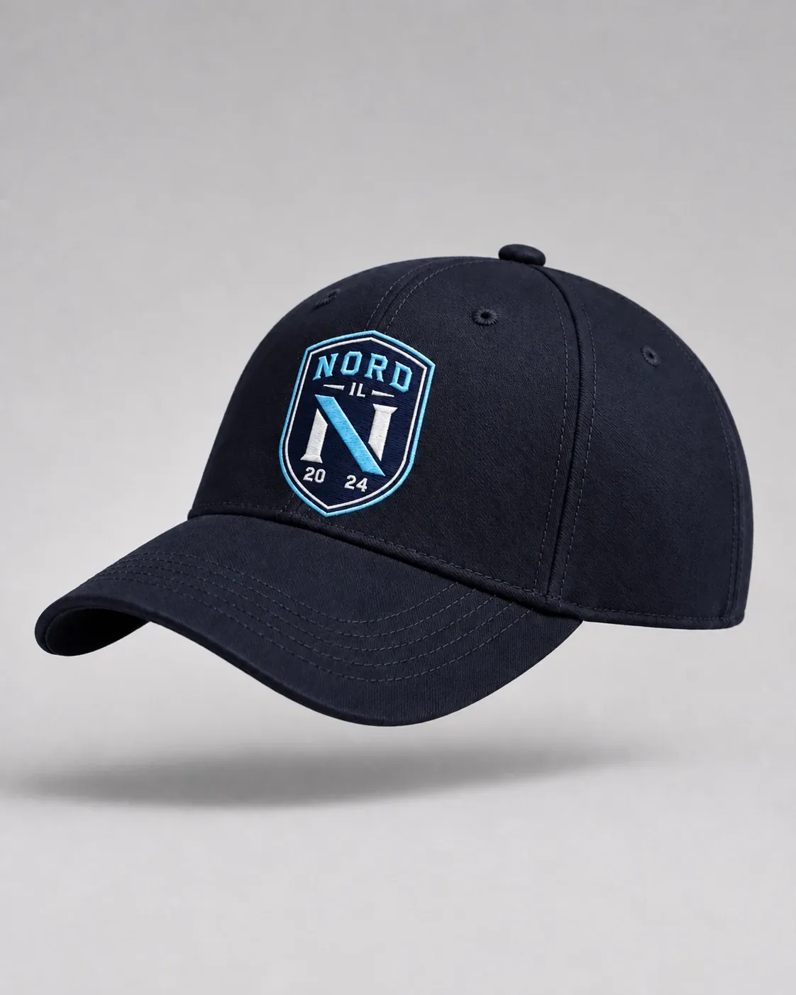 Marineblå Nord IL-caps med brodert merke