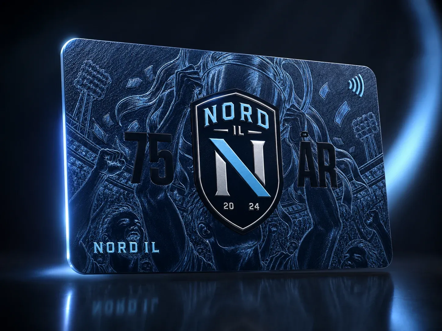 Nord IL-samlekort av en klubblegende